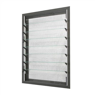 গ্লাস সঙ্গে অ্যালুমিনিয়াম Louvers